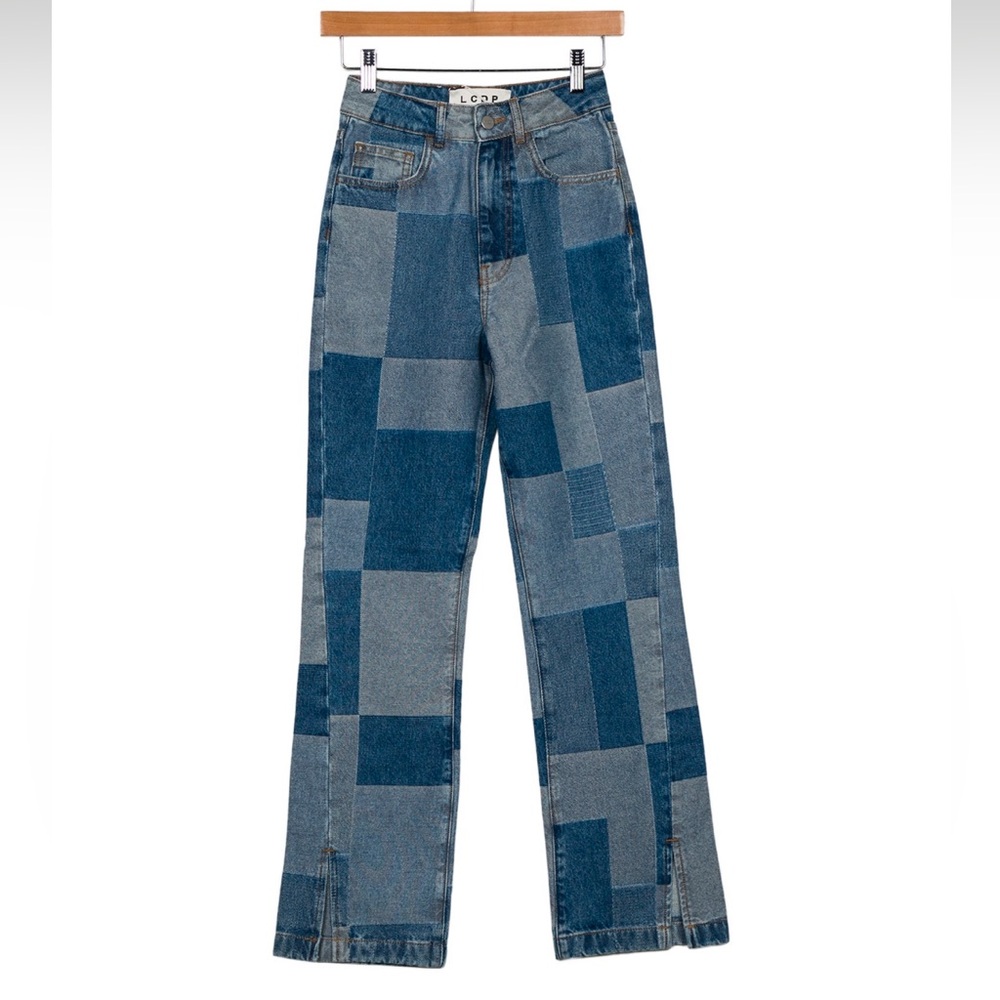 NWOT Les Coyote De Paris Patchwork Denim